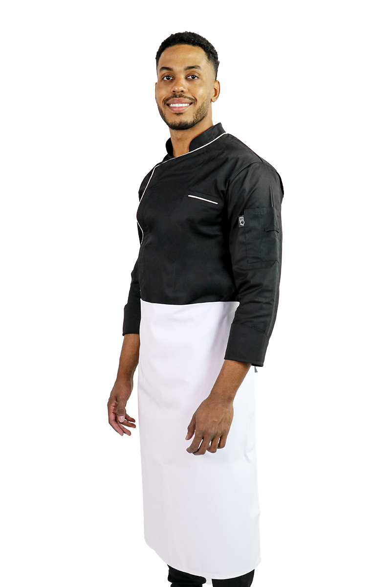 Four-Way Chef Apron without Waistband