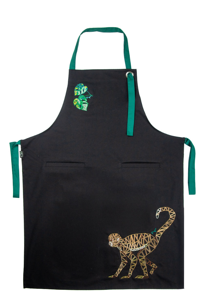 Frida Kahlo Apron 5 Black