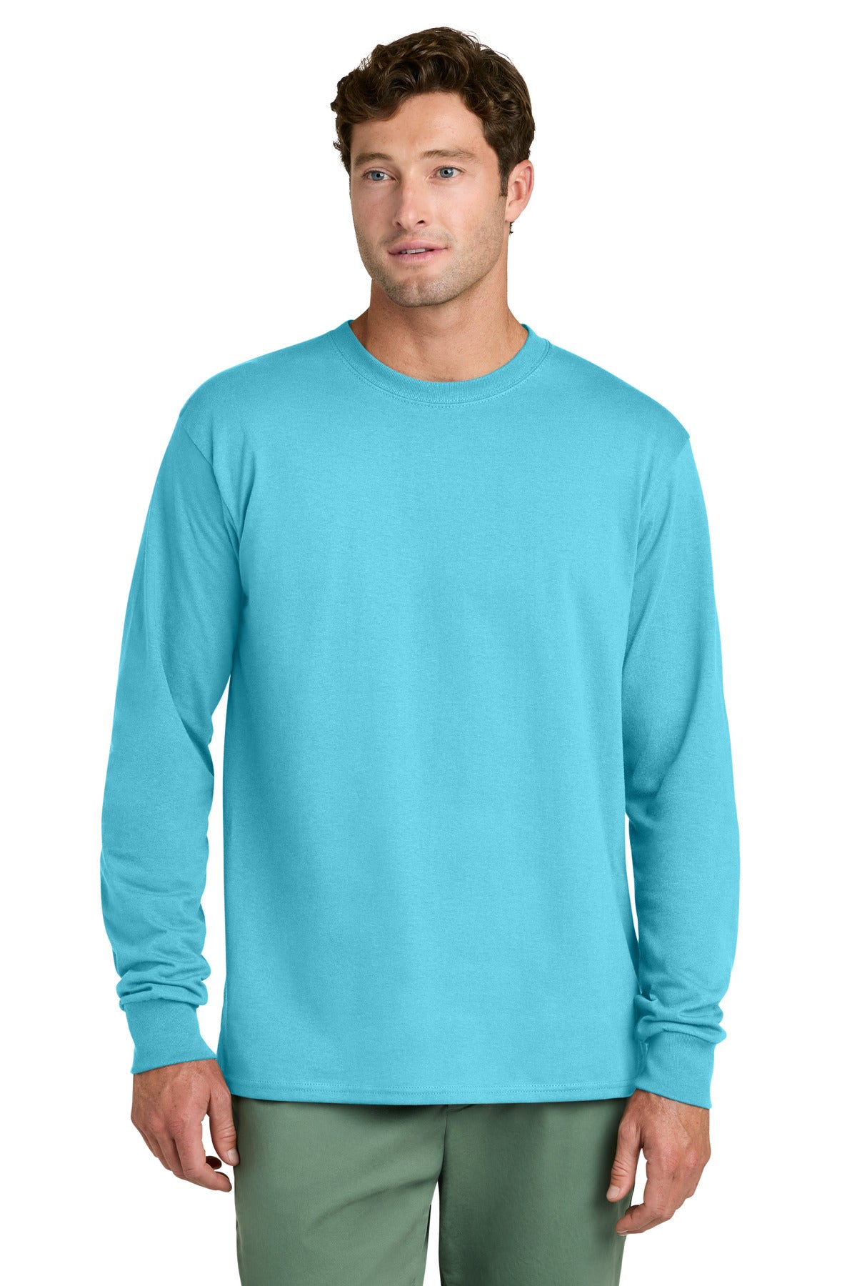 Port & Co ™ Long Sleeve Core Cotton Tee. PC54LS