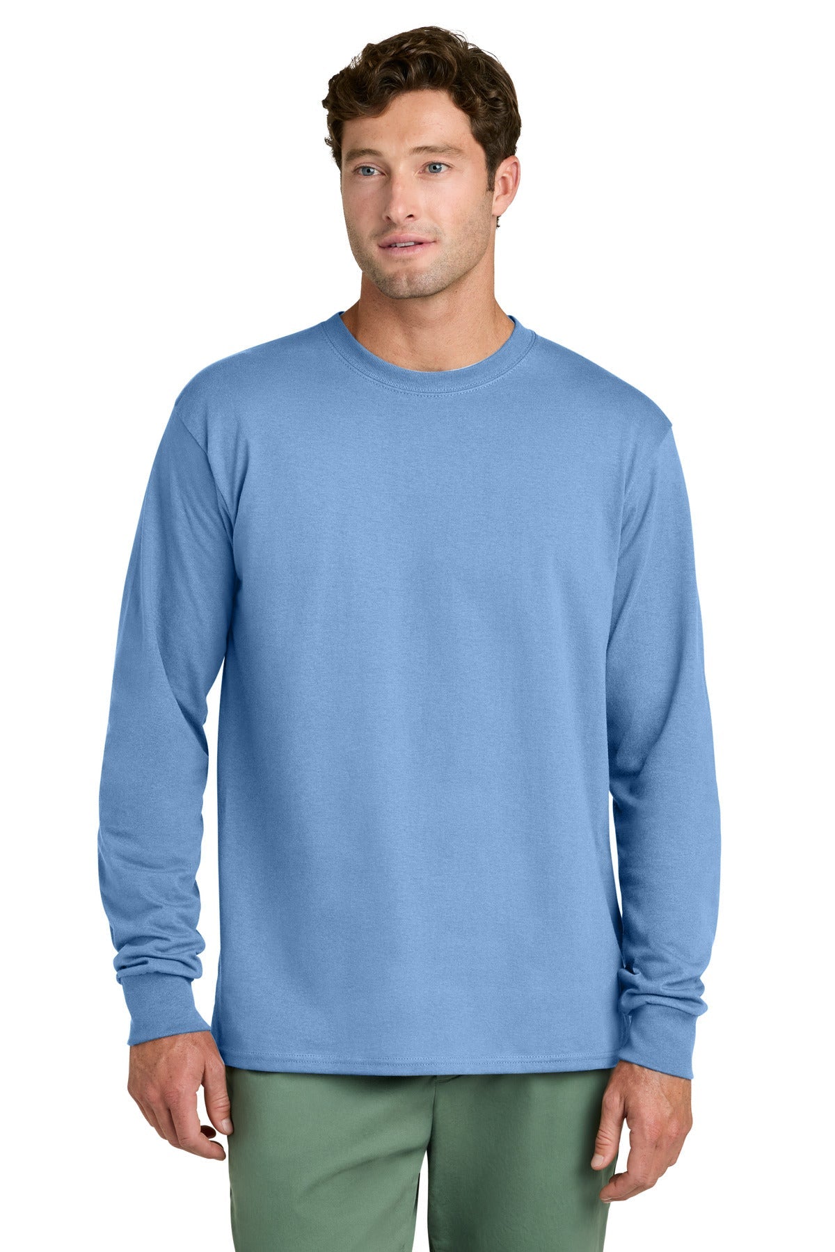 Port & Co ™ Long Sleeve Core Cotton Tee. PC54LS