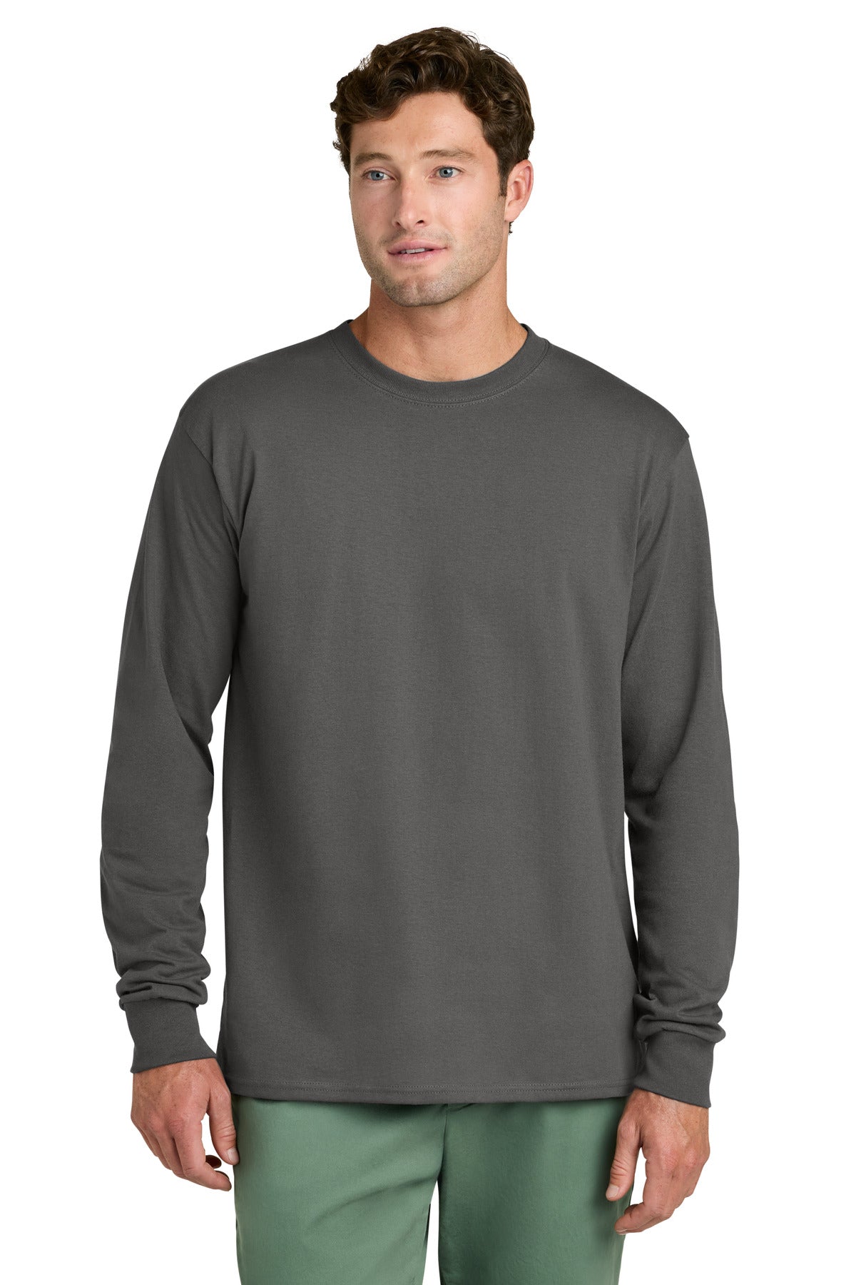 Port & Co ™ Long Sleeve Core Cotton Tee. PC54LS
