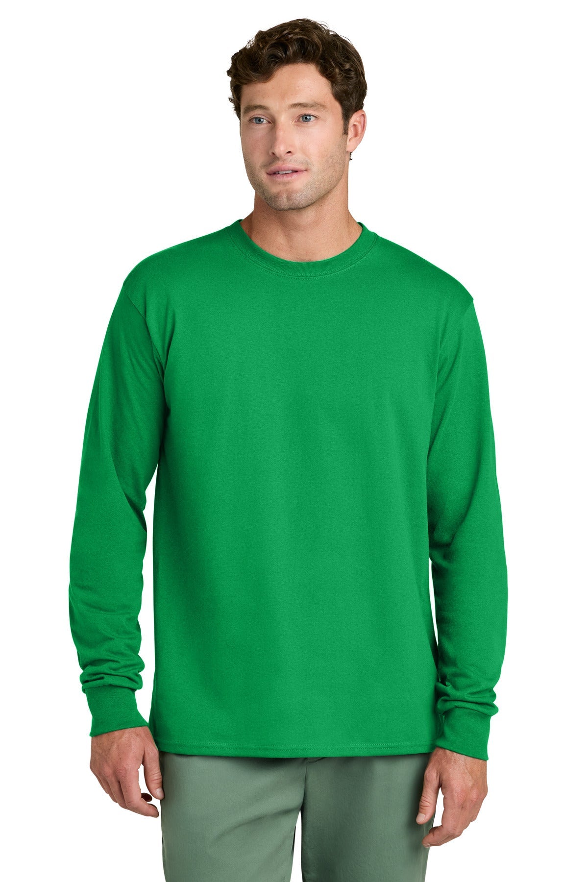Port & Co ™ Long Sleeve Core Cotton Tee. PC54LS