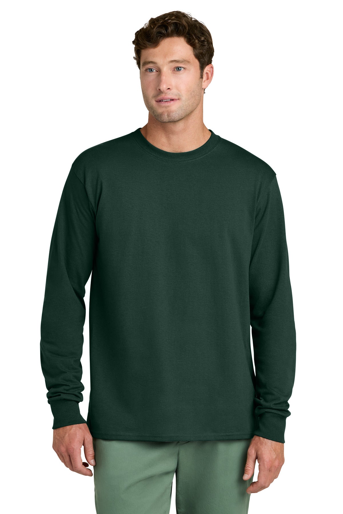 Port & Co ™ Long Sleeve Core Cotton Tee. PC54LS