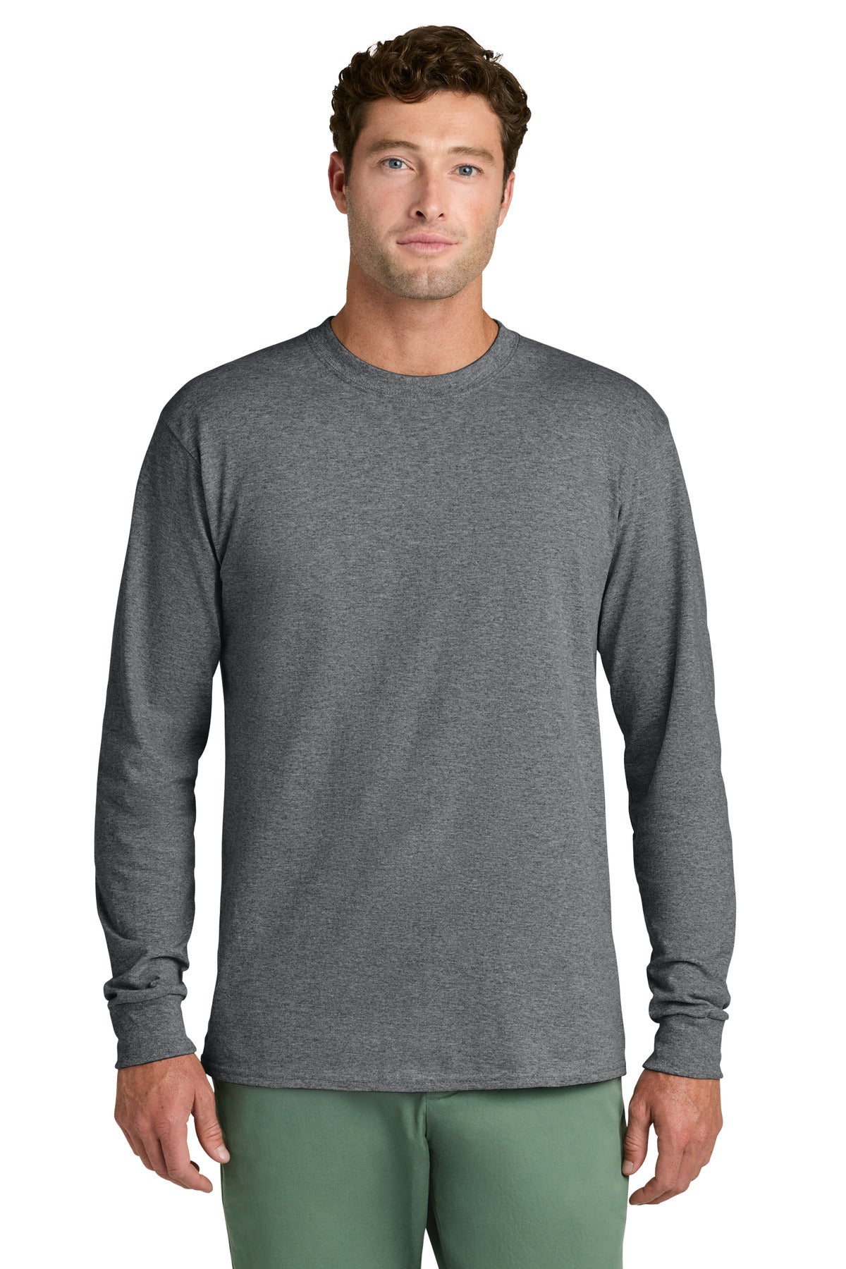 Port & Co ™ Long Sleeve Core Cotton Tee. PC54LS