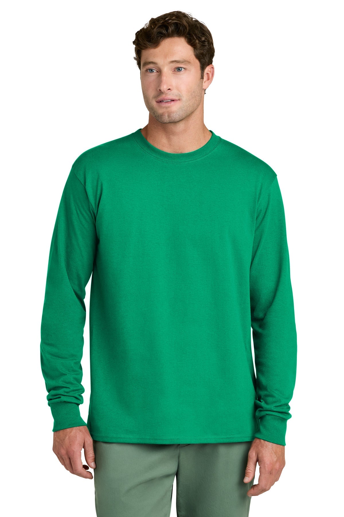 Port & Co ™ Long Sleeve Core Cotton Tee. PC54LS