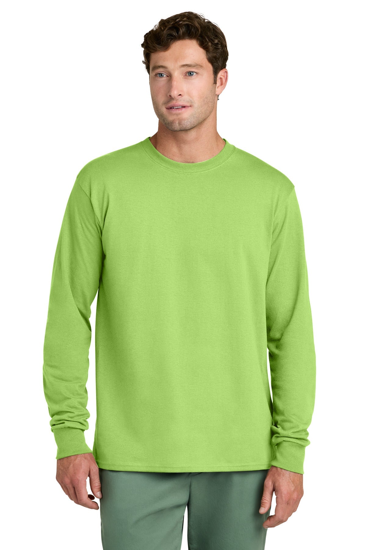 Port & Co ™ Long Sleeve Core Cotton Tee. PC54LS