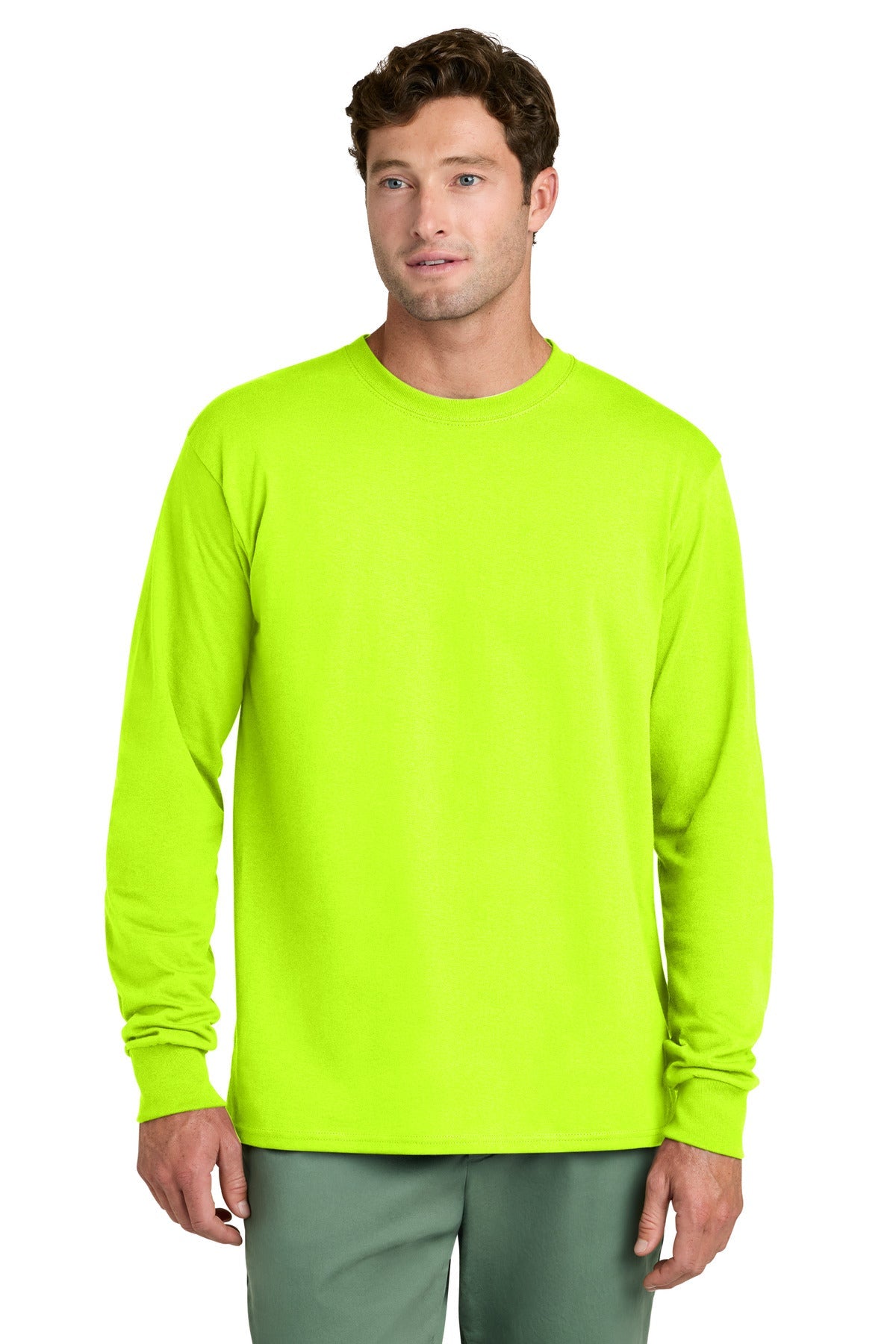 Port & Co ™ Long Sleeve Core Cotton Tee. PC54LS