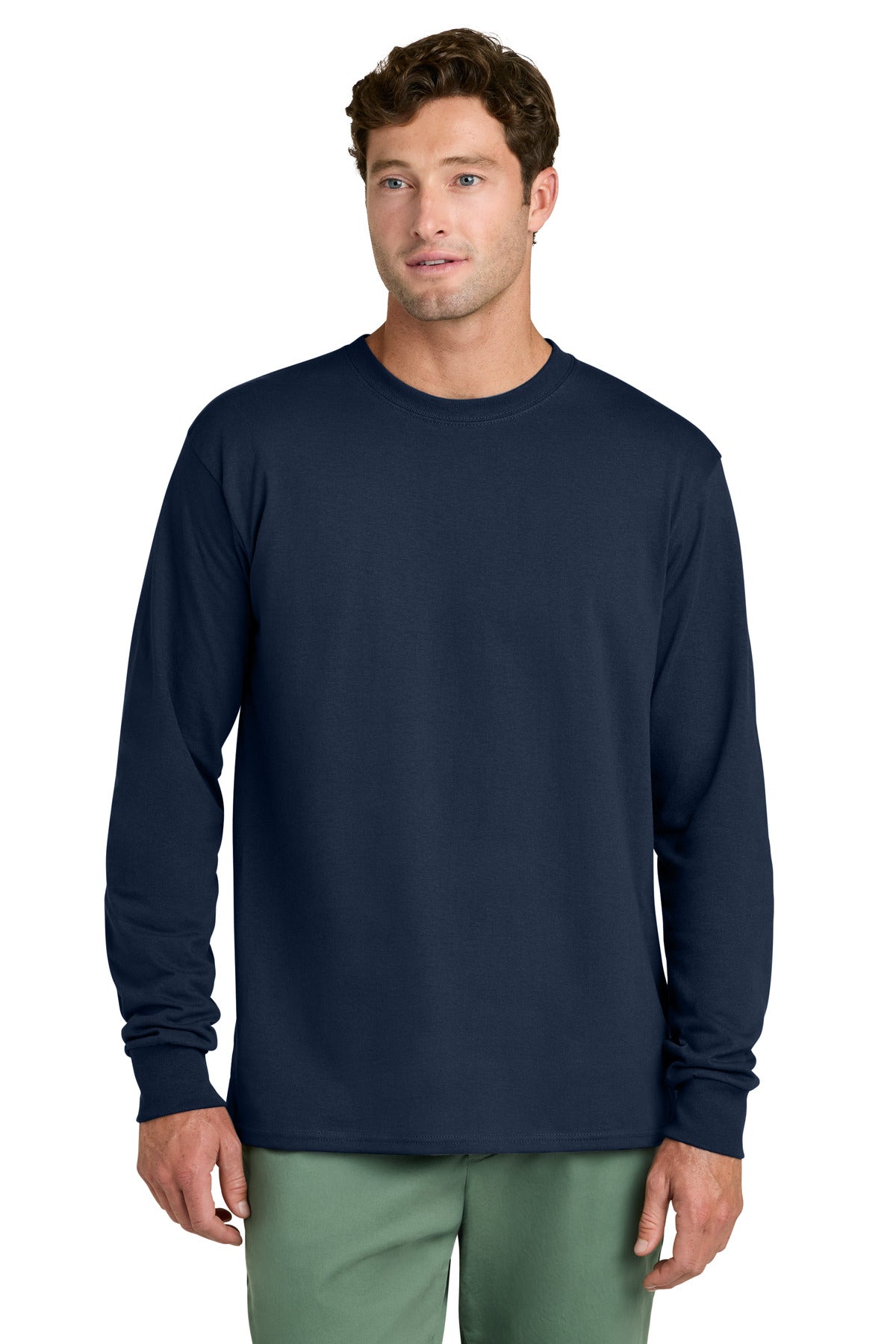 Port & Co ™ Long Sleeve Core Cotton Tee. PC54LS