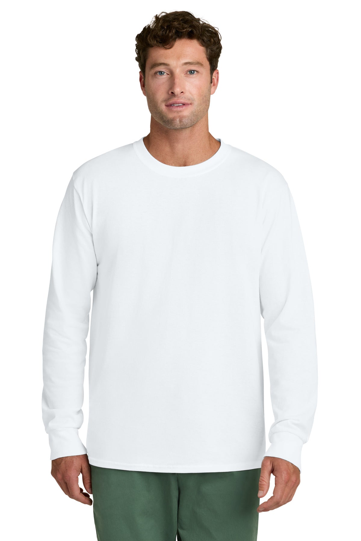 Port & Co ™ Long Sleeve Core Cotton Tee. PC54LS