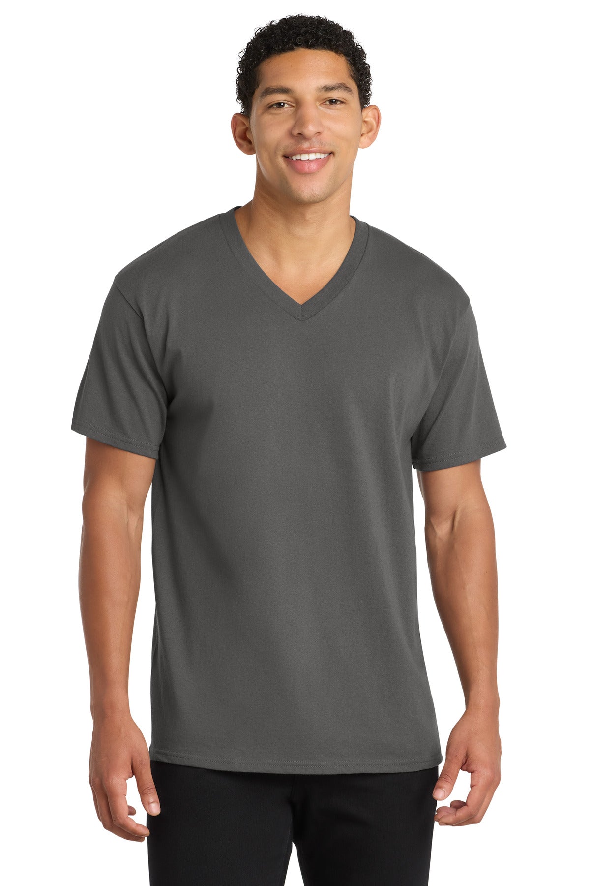 Port & Co ™ Core Cotton V-Neck Tee. PC54V
