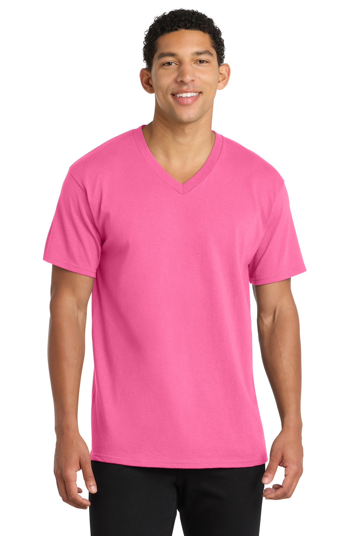 Port & Co ™ Core Cotton V-Neck Tee. PC54V