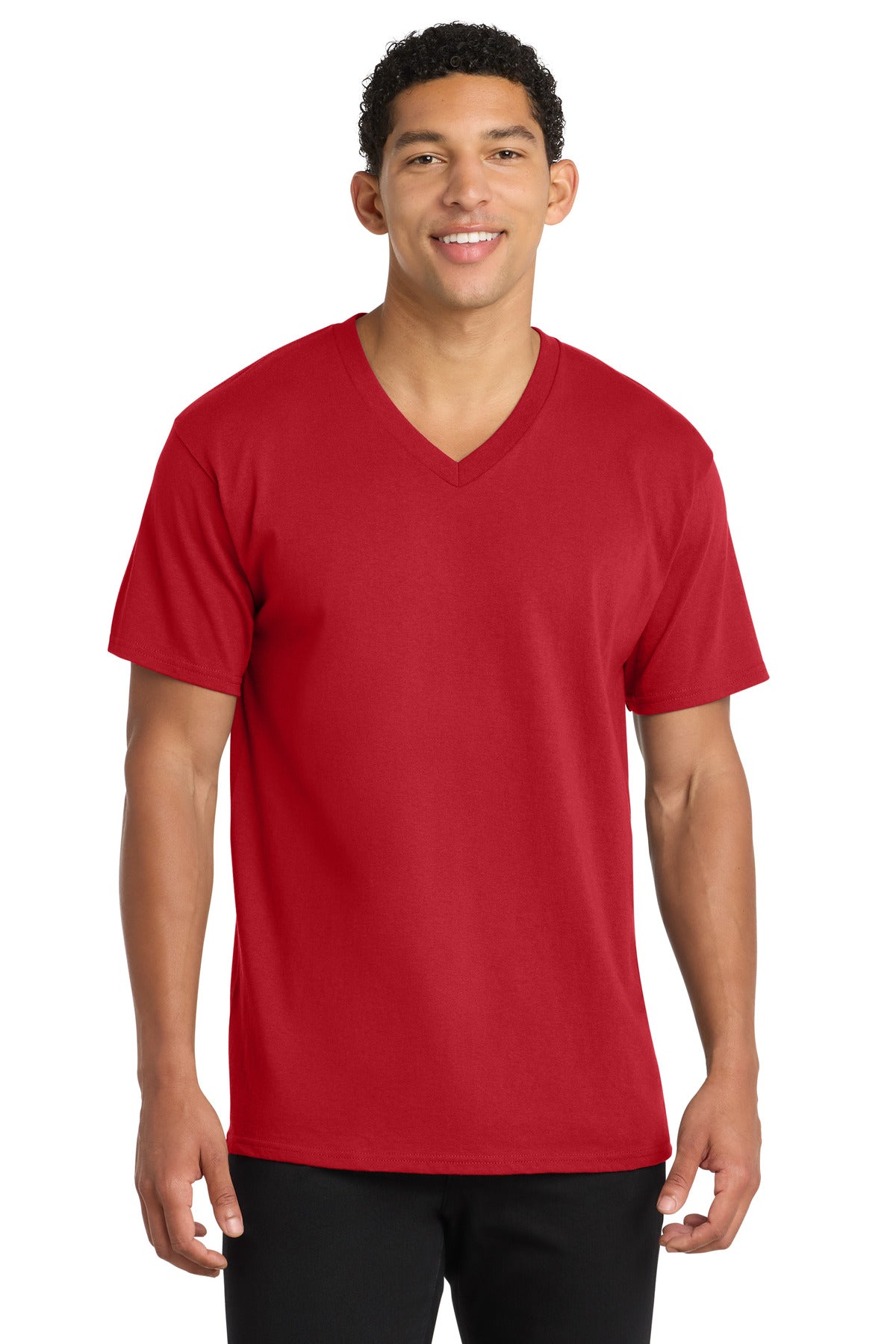 Port & Co ™ Core Cotton V-Neck Tee. PC54V