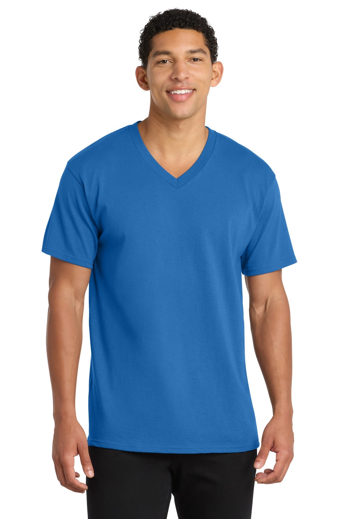 Port & Co ™ Core Cotton V-Neck Tee. PC54V