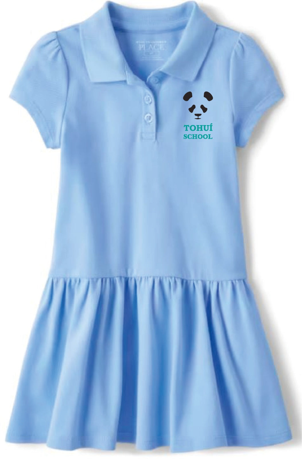 Light Blue (Daybreak) Polo Dress Girls TOHUI