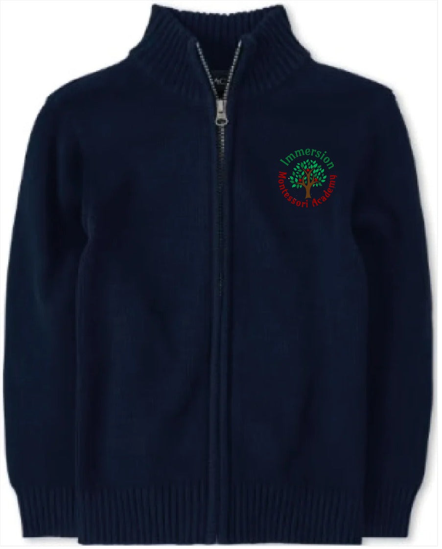 Unisex Tidal Zip-Up Sweater MONTESSORI