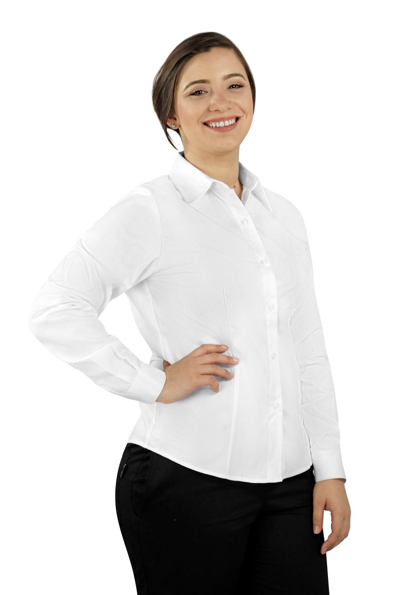 Women's Server Long Sleeve Dress Shirt - PermaChef USA