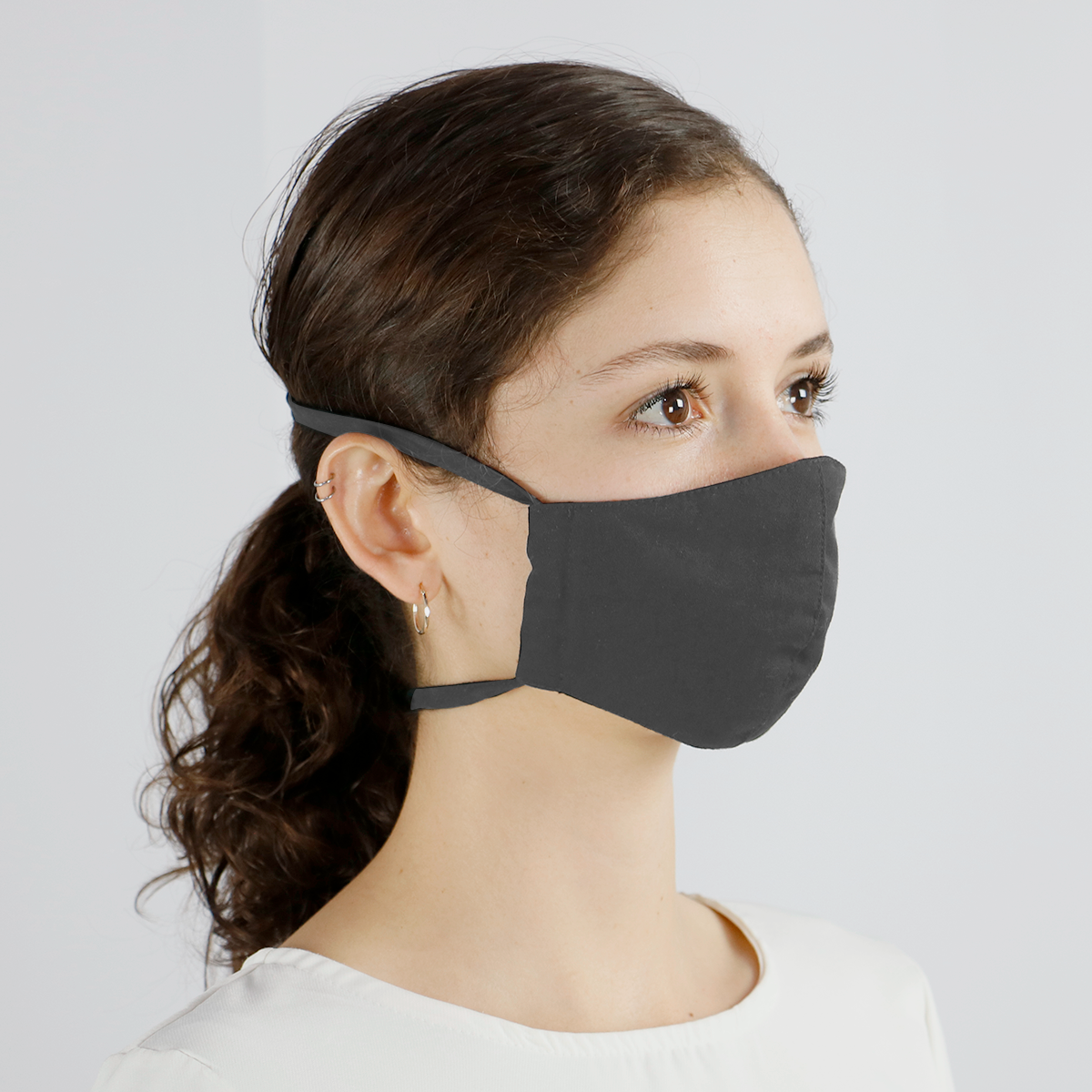 Gray Cloth Mouth Cover (5-Pack) - PermaChef USA