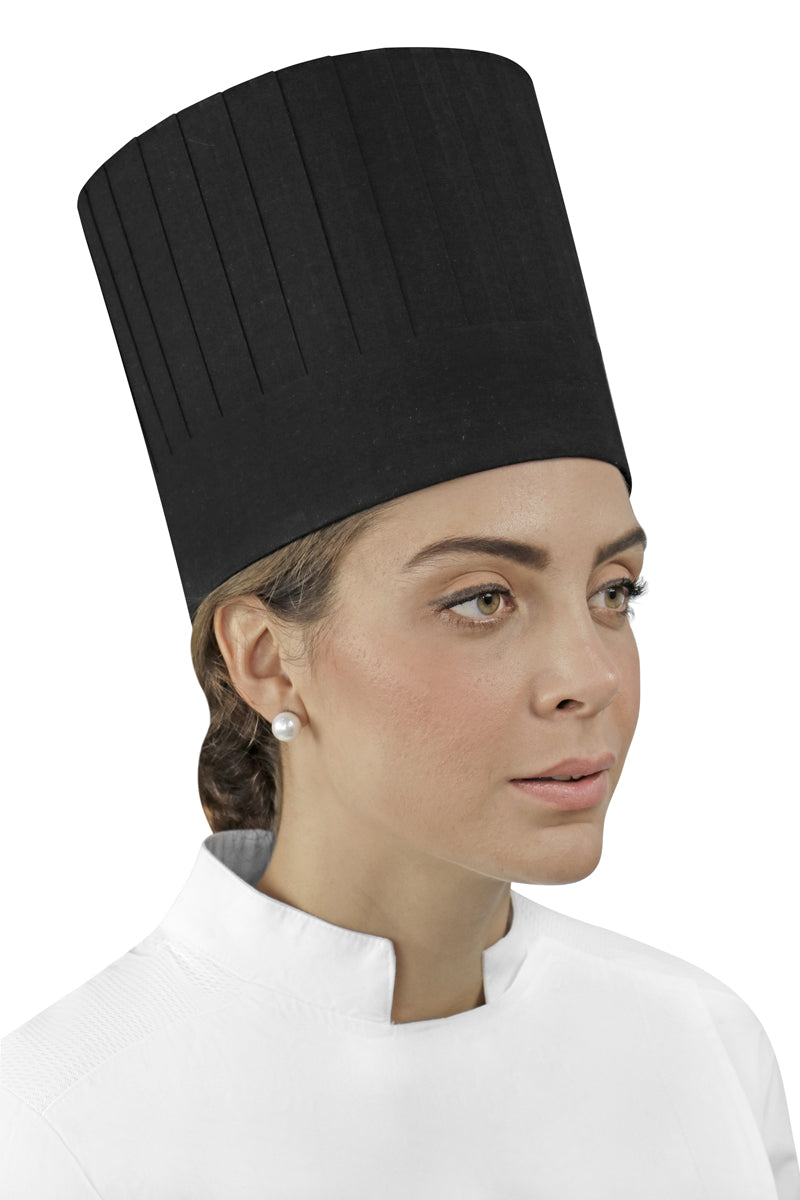 Pleated Chef Hat 7" Height - PermaChef USA