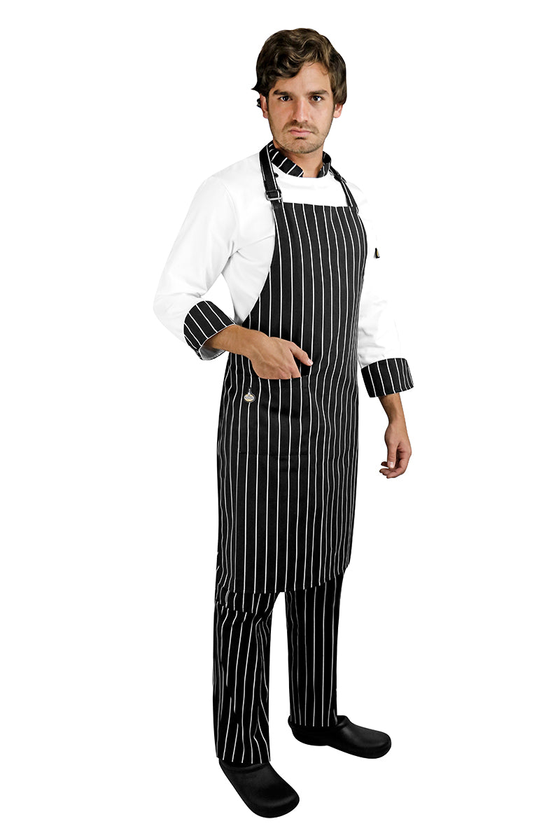 Printed Bib Chef Apron - PermaChef USA