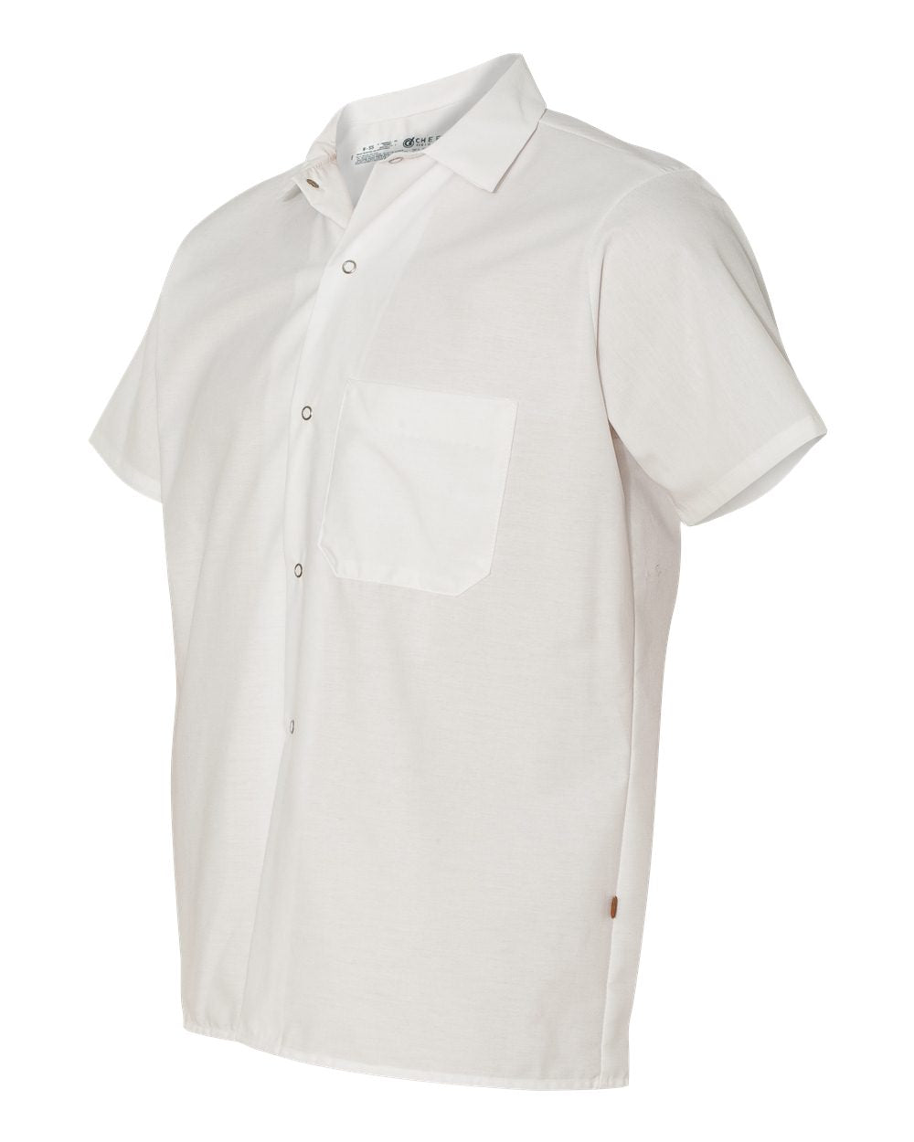 Poplin Cook Shirt with Gripper Closures