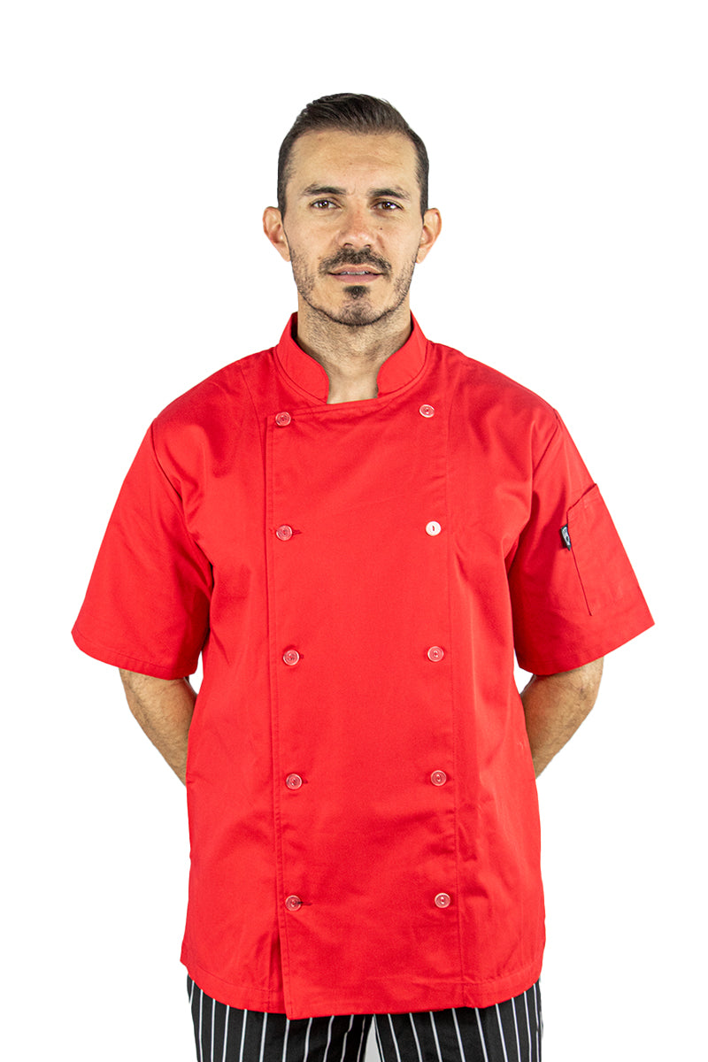 Basic Chef Coat Short Sleeve I Men's