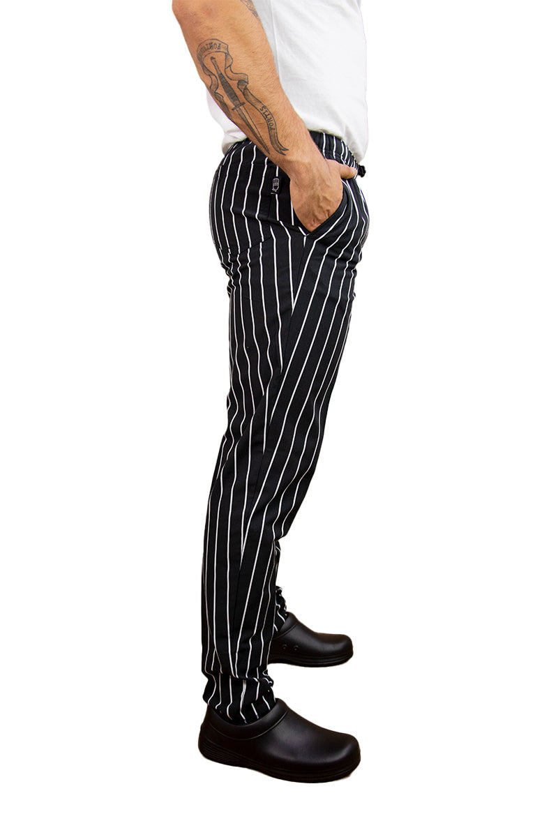 Striped Chef Pants