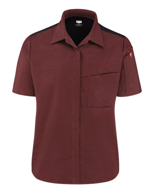 Women's Poplin Airflow Cook Shirt with OilBlok - 501W