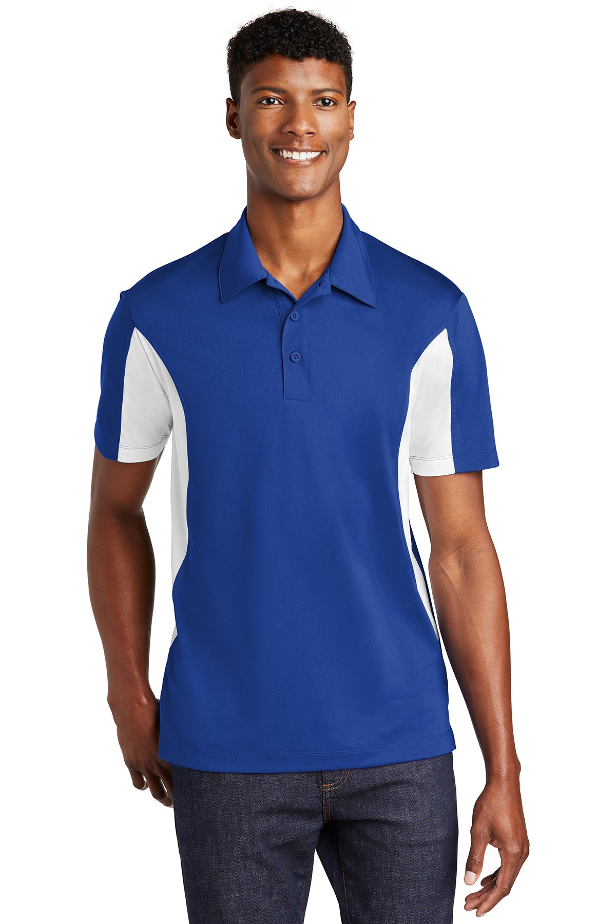 Sport-Tek® Side Blocked Micropique Sport-Wick® Polo