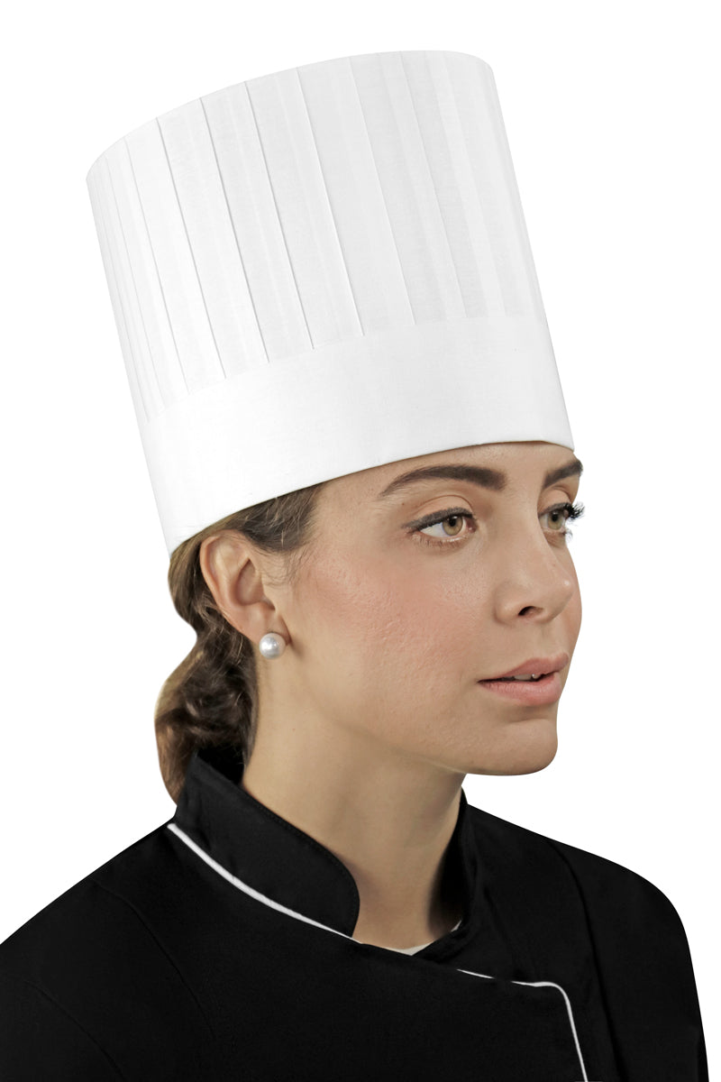 Pleated Chef Hat 7" Height - PermaChef USA 