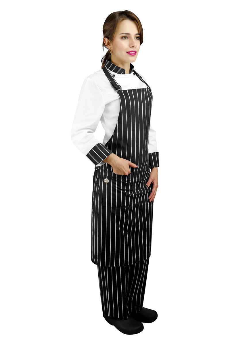 Printed Bib Chef Apron - PermaChef USA 