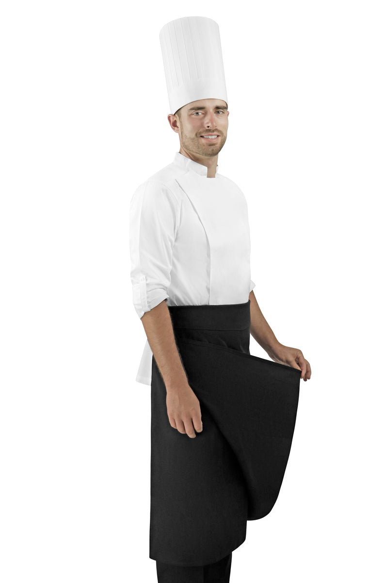 Four-Way Chef Apron with Waistband - PermaChef USA 