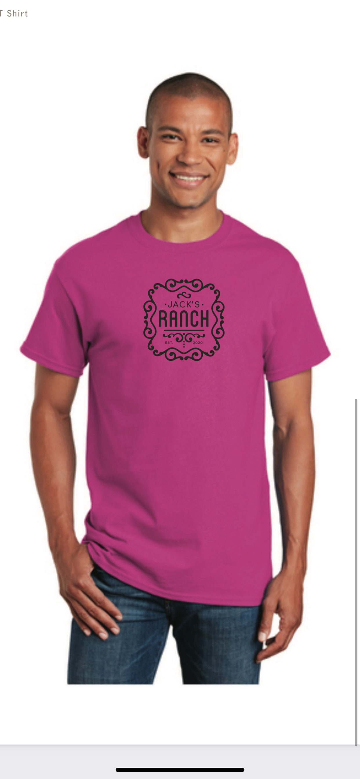 Heliconia T-Shirt with Logo screen printed